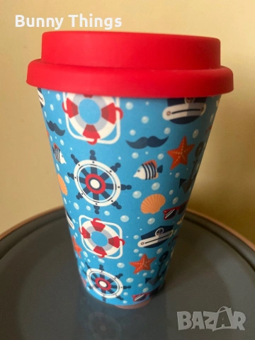 Чаша за топли напитки с капак