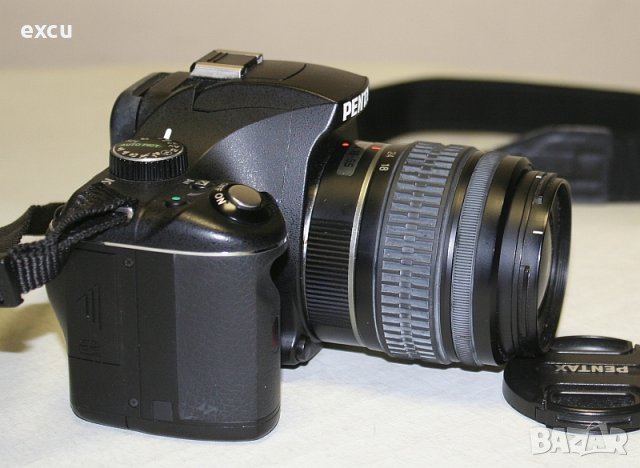 Фотоапарат Pentax K-x с обектив Pentax DAL 18-55, снимка 2 - Фотоапарати - 41478925