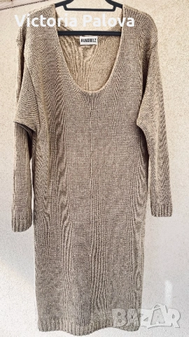 RUNDHOLZ дизайнерска ленена плетена рокля/туника, снимка 6 - Рокли - 53728841