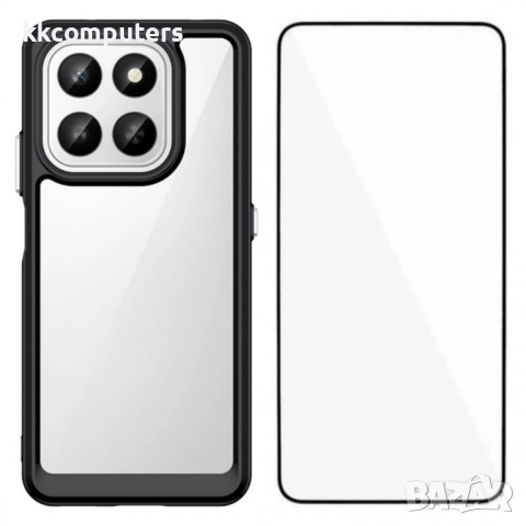 Удароустойчив Калъф (TPU + Акрил) за Honor X7d / 400 Smart- Airbag технология, вкл. Протектор, 4 Цвя, снимка 5 - Калъфи, кейсове - 52467445