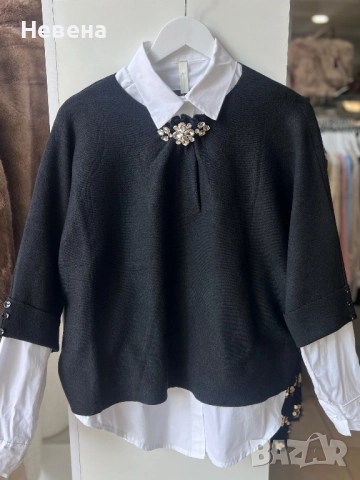 Блуза плетиво, снимка 3 - Блузи с дълъг ръкав и пуловери - 52773797