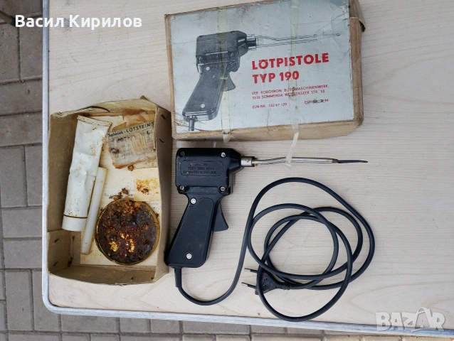 Индукционен Поялник ГДР производство , снимка 4 - Други инструменти - 53788103