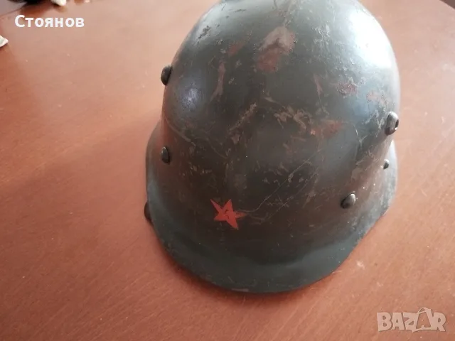 Българска военна каска от войната М36, снимка 3 - Антикварни и старинни предмети - 56265931