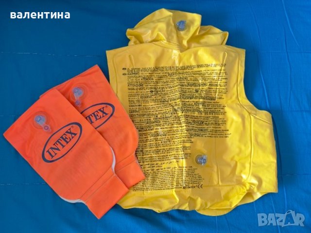Детски панталони за плуване и Надуваема Жилетка 3-6 години Море Басейн Intex, снимка 2 - Надуваеми играчки - 41355482