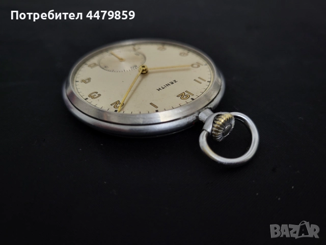 Джобен часовник Zenith за ремонт , снимка 3 - Мъжки - 51865883