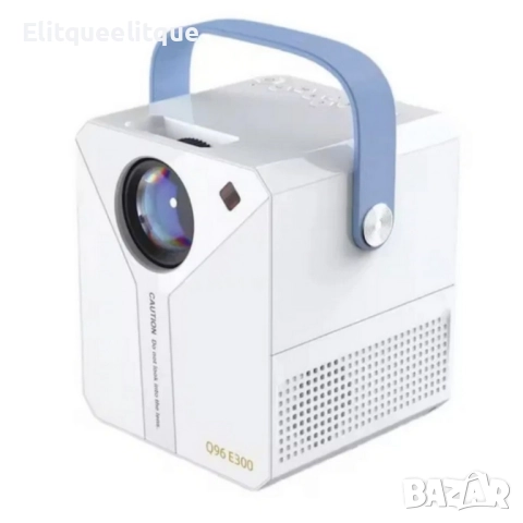Smart Projector Q96 E300 – твоето лично кино във всеки дом, снимка 3 - Плейъри, домашно кино, прожектори - 52234449