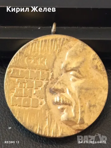 Четири медала,плакета стари КОЛИЗЕУМА, Димитър Димов за КОЛЕКЦИЯ 10200, снимка 8 - Антикварни и старинни предмети - 55947037