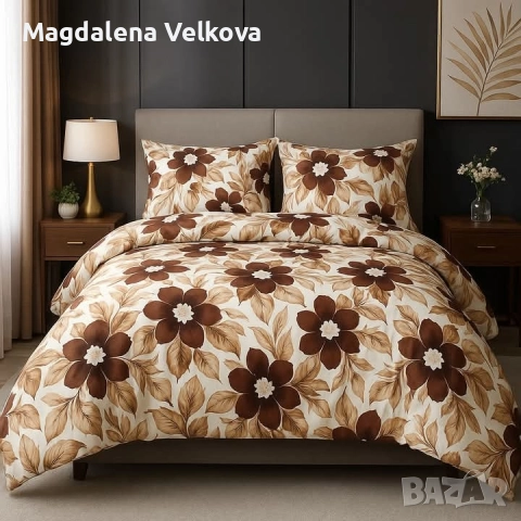 Спално бельо с олекотена завивка , снимка 2 - Спално бельо - 52800317