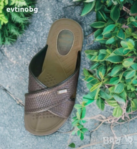 Маркови мъжчки кожени чехли, снимка 4 - Мъжки чехли - 53843217