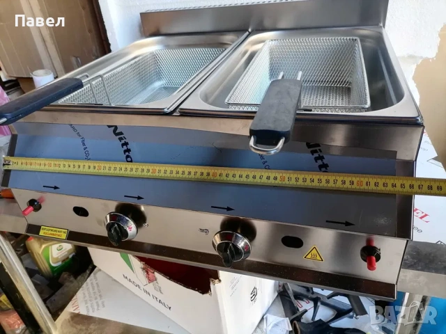 Фритюрник професионален Газов фритюрник 5л. 8л.-10л.дюнер ,котлон, снимка 12 - Фритюрници - 53282535