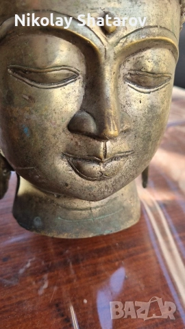 Буда. Бронзова фигура , снимка 3 - Колекции - 53830061