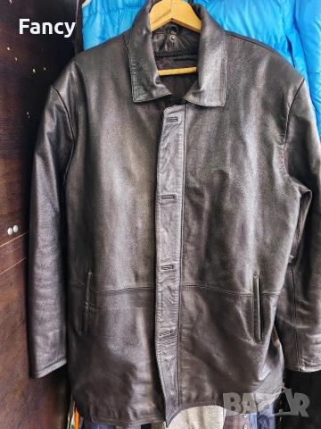 Мъжко кожена шуба, яке, снимка 2 - Якета - 53162162