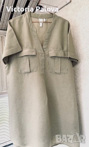 Рокля/туника лен , снимка 12 - Рокли - 40450364