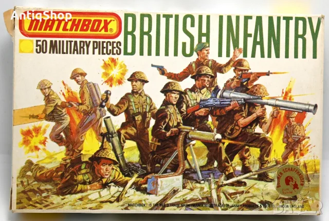 Винтидж фигурки Matchbox P-5001 British Infantry 1/76 – 50 британски войници
