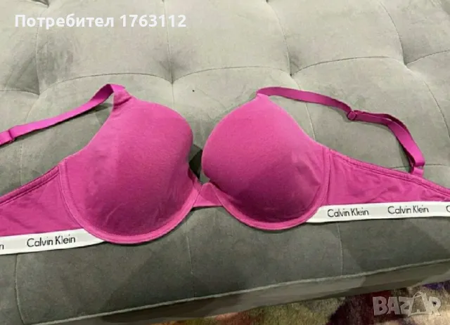 Calvin Klein памучни сутиени, размери 80 d, само изпрани, цената е обща за двата сутиена, снимка 1