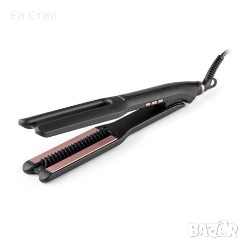 Преса за изправяне на коса с вграден насочващ гребен Muhler MHS-777, снимка 2 - Преси за коса - 53585398