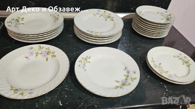 Ретро порцеланов сервиз ,КИТКА" 25 части.