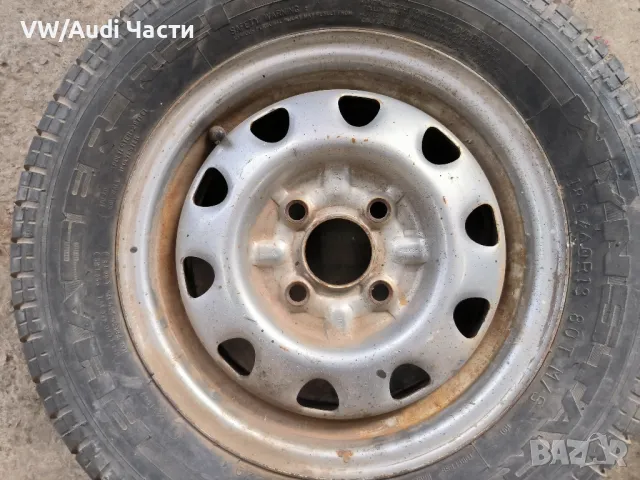 Джанта с гума за Голф 3 Пасат Венто Джета 13 цола VW Golf 3 Passat Vento Jetta, снимка 2 - Гуми и джанти - 48768643