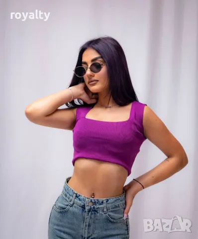 Дамски лилав потник , снимка 4 - Потници - 50376538