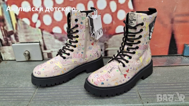 Английски детски боти-ZARA , снимка 8 - Детски боти и ботуши - 52141180
