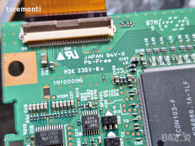 T-CON MDK336V-0n 19100096 за 32-инчов телевизор PANASONIC Модел TX-32LZD80F , с дисплей AX080F014A, снимка 2 - Части и Платки - 51887060