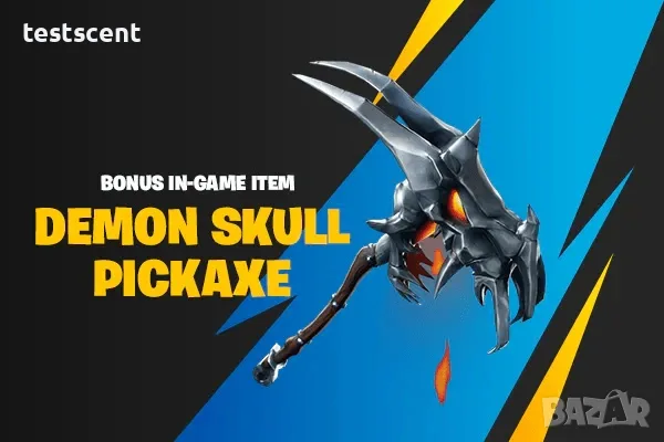 Epic Games Fortnite Demon Skull Pickaxe 2024 Redemption Code Card Digital Key NEW