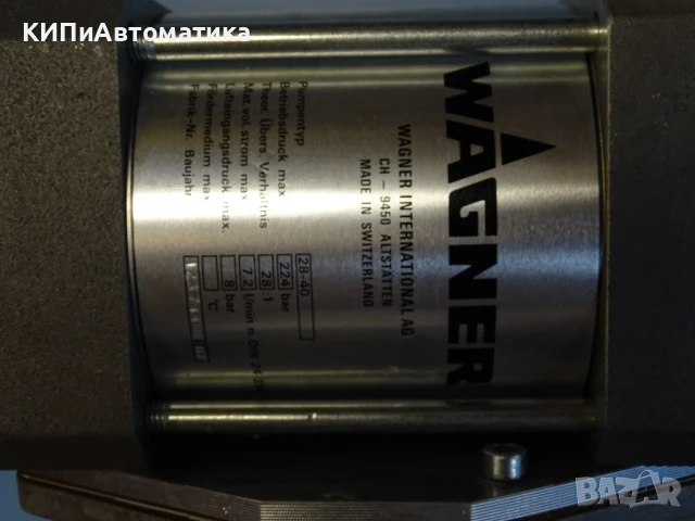 високонапорна бутална помпа за безвъздушно боядисване Wagner 28-40 High Pressure Piston Pump, снимка 18 - Резервни части за машини - 50909578