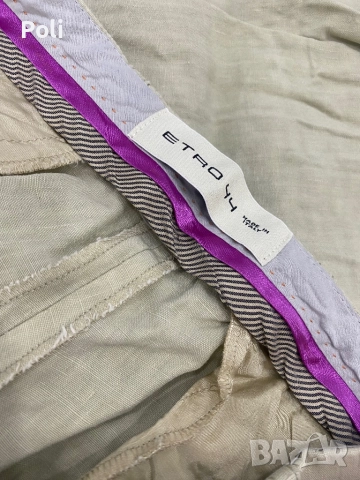 Оригинален ленен панталон Etro, снимка 4 - Панталони - 51458185
