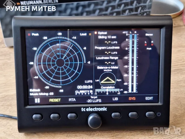 Аналайзер TC Electronic clarity m stereo