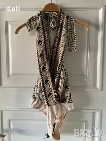 ETRO Original Size M-L / Patrizia Pepe Italy 🇮🇹 Size M 100% Коприна, снимка 13 - Ризи - 51816584