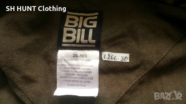 BIG BIL CANADA WATERPROOF HUNTER SET размер 5-6XL за лов екип водонепромокаем - 2302, снимка 13 - Екипировка - 53727902