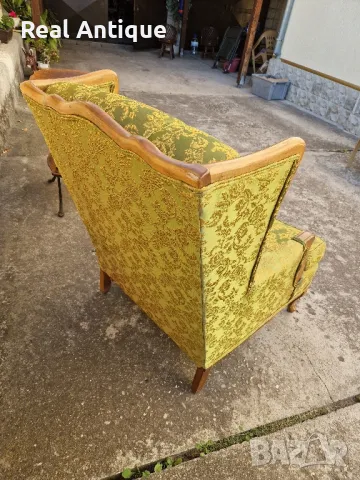 Страхотно антикварно кресло Queen Anna , снимка 8 - Антикварни и старинни предмети - 47623106