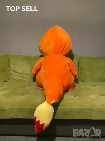 Чармандър плюшена играчка 90см / Charmander plush toy 90cm, снимка 3 - Плюшени играчки - 49943360