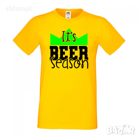 Мъжка тениска It's Beer Season 2,Бира,Бирфест,Beerfest,Подарък,Изненада,Рожден Ден, снимка 8 - Тениски - 36378343