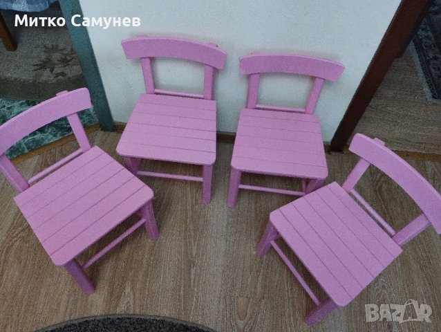 Цветни детски столчета изработени от бук.Производител , снимка 7 - Столове - 39408951
