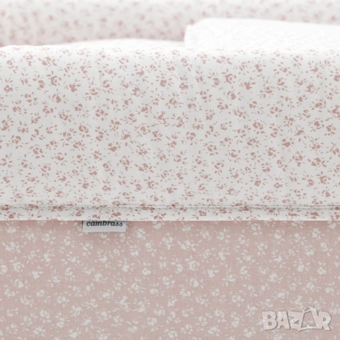 Детска/Бебешка Люлка/Легло Дървена Cambrass Wooden Mini Cradle Liberty Pink/Natural 55×87×74 см! , снимка 5 - Детски люлки - 52360689