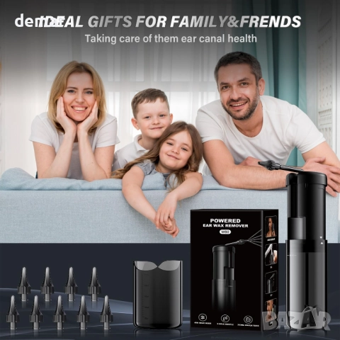 Електрически комплект за премахване на ушна кал, цифров екран, 5 режима, снимка 6 - Други - 52735319