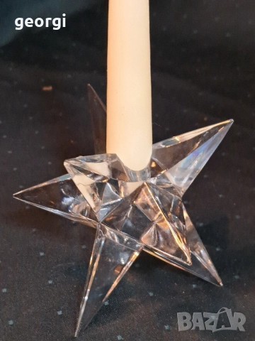 стъклен свещник Rosenthal 29/2, снимка 3 - Декорация за дома - 52078948