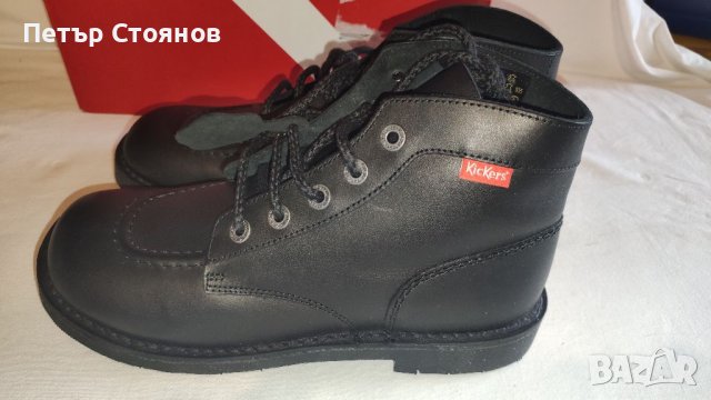 Здрави мъжки боти от естествена кожа KicKers №42, снимка 4 - Мъжки боти - 41863921