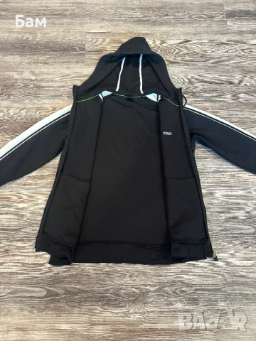 Оригинално мъжко горнище с качулка Boss размер М, снимка 4 - Суичъри - 52838812