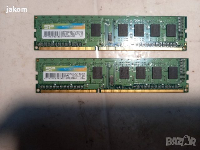 Продавам две еднакви рам памети 2x2GB DD3-1600 Silicon Power