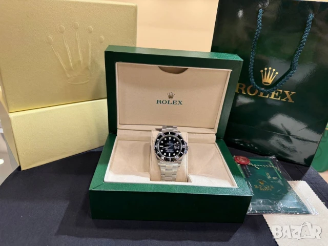висококачествен часовник в кутия rolex , снимка 3 - Мъжки - 51404633
