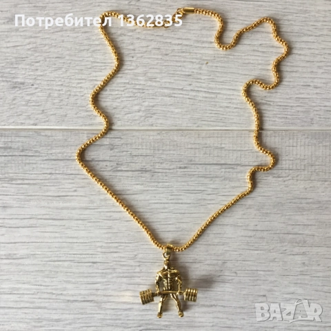 метален накит украшение медальон подарък за фитнес маняци кулуристи, снимка 6 - Подаръци за мъже - 51919087