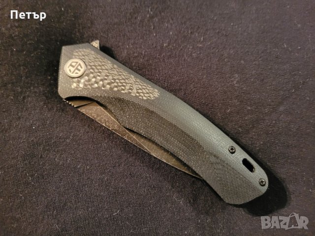 Petrified Fish, D2, Carbon и G10, снимка 3 - Ножове - 35829397