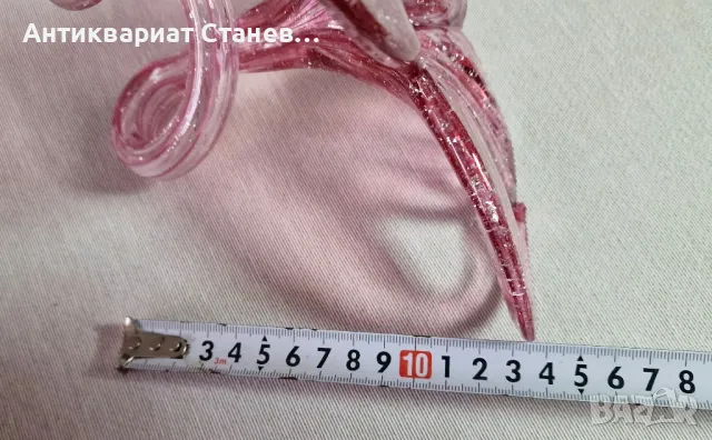 🌹Прелестно Мурано цвете с осукано стъбло

, снимка 12 - Декорация за дома - 48001613