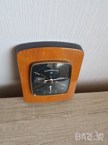 Стар немски барометър, снимка 2 - Антикварни и старинни предмети - 38806750