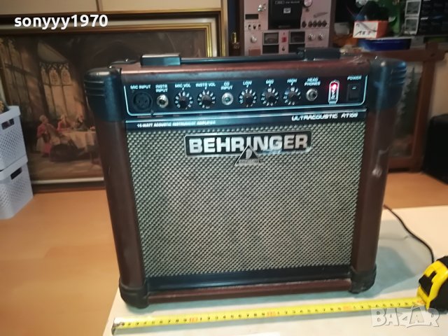 behringer at108 guitar amplifier-внос france 1412221845, снимка 3 - Ресийвъри, усилватели, смесителни пултове - 39011179