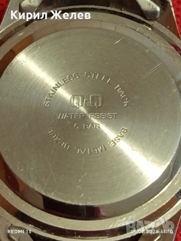 Модерен мъжки часовник Q/Q QUARTZ стил и елегантност 51827, снимка 6 - Мъжки - 53482005