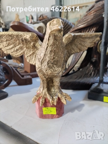 БРОНЗОВ ОРЕЛ С ПОСТАМЕНТ. , снимка 1