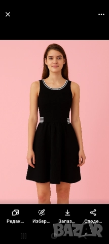 Черна рокля , снимка 2 - Рокли - 51548510